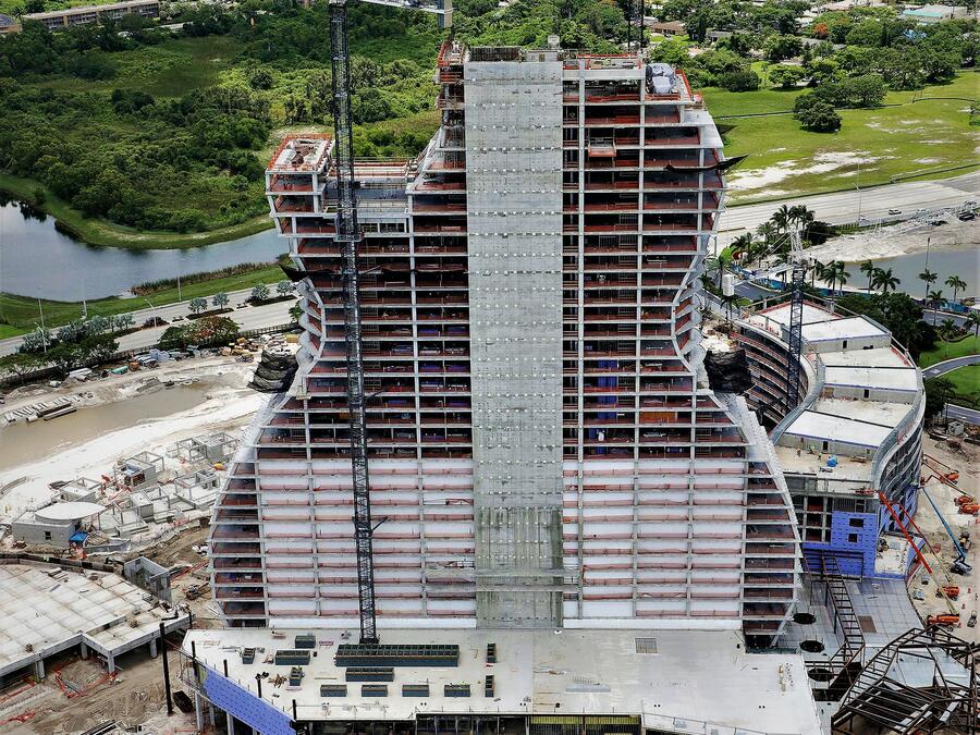 Hard rock hotel aerial