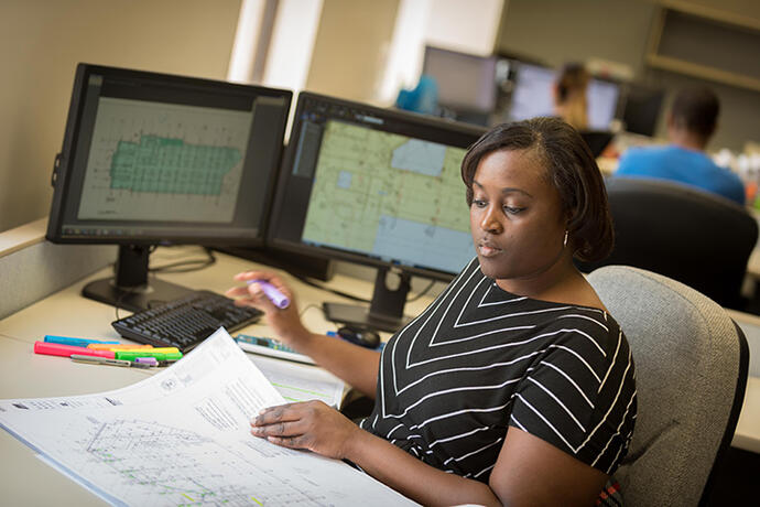 Female engineer