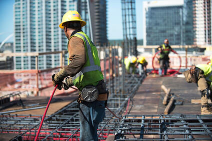 Worker on site